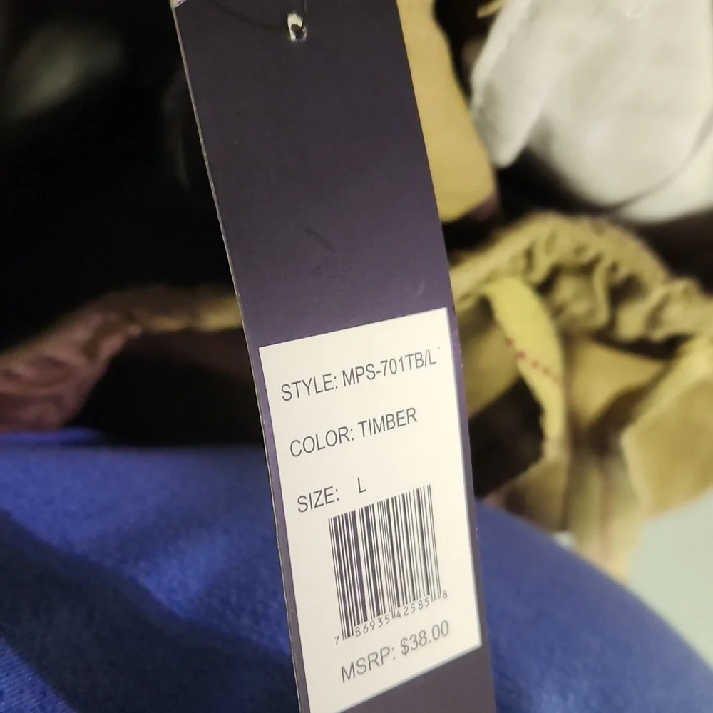 Men's Tan Drawstring Shorts - Picture 4 of 4